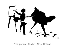 Ausstellung R. Kutra - Okkupation - Flucht - Neue Heimat Karte zu Ausstellung R. Kutra - Okkupation - Flucht - Neue Heimat