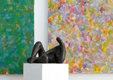 Ausstellung R. Kutra & Z. Roudnicky - Malerei & Skulptur Karte zu Ausstellung R. Kutra & Z. Roudnicky - Malerei & Skulptur