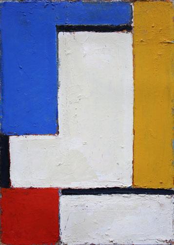 R. Kutra - Ohne Titel II Öl auf Karton 1995 70x50