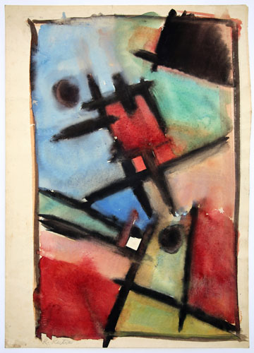 R. Kutra - Spaziergang II Gou 1967 43x31