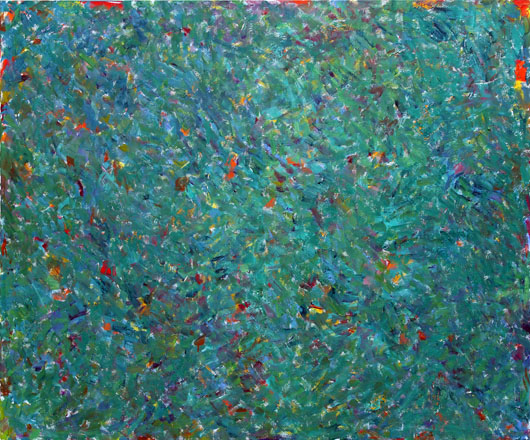 R. Kutra - Grüne Natur II Öl 2016 100x120