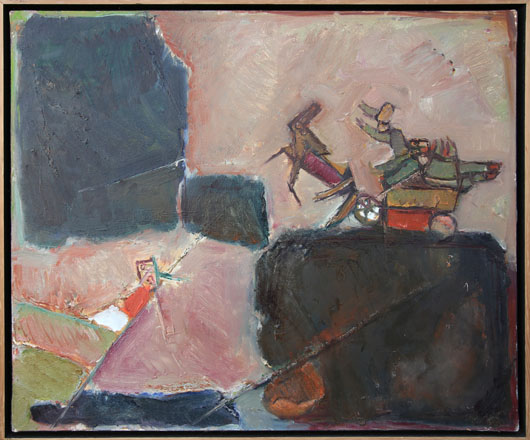 R. Kutra - Innerschweizer Spaziergang 1 Öl 1982 50x60