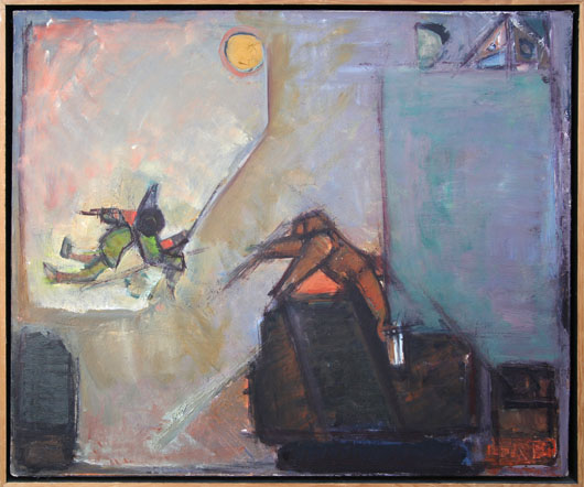 R. Kutra - Innerschweizer Spaziergang 2 Öl 1982 50x60