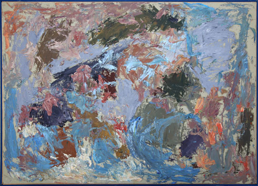 R. Kutra - Schritt ins Nichts XI Öl 2002 52x72